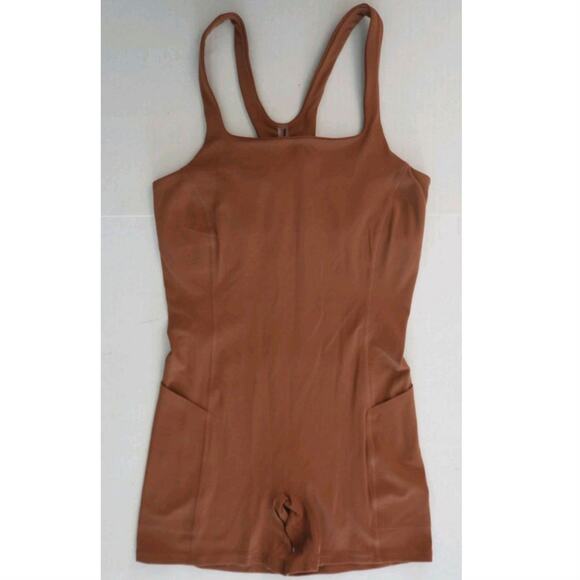New Free People FP MOVEMENT Never Better Runsie $78 SMALL Sequoia - Picture 5 of 7